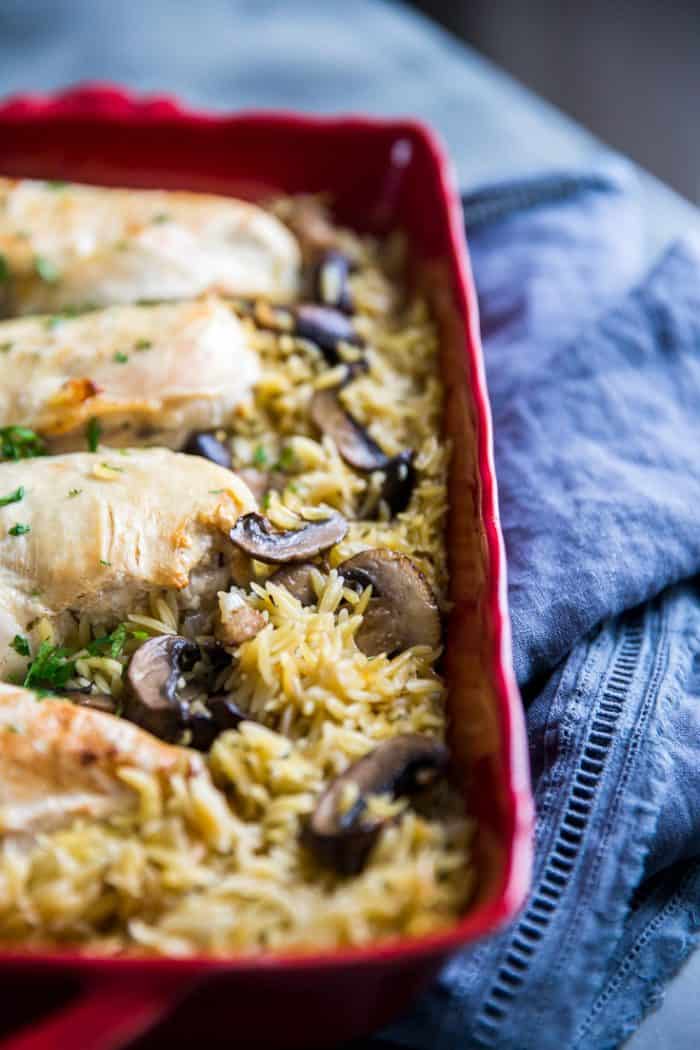 Baked Chicken and Orzo Lemons for Lulu