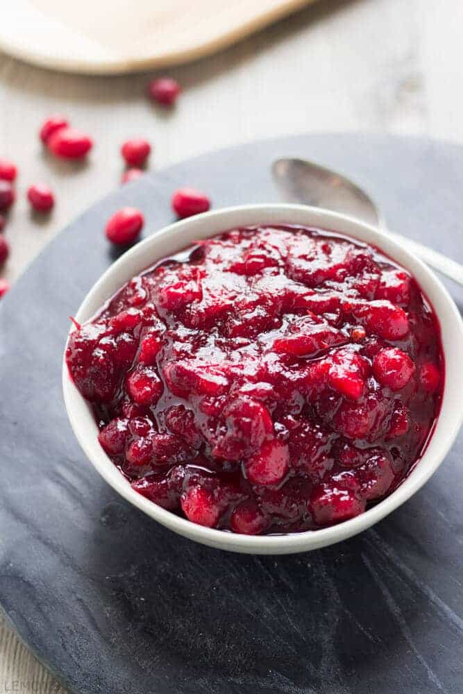 honey chipotle cranberry sauce (turkey burgers)