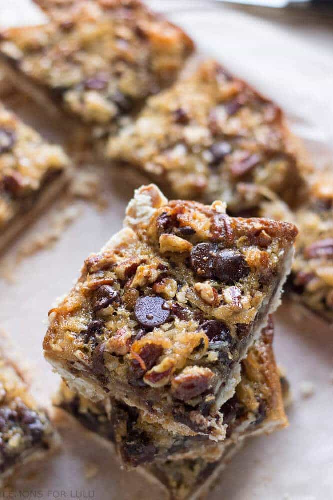 Coconut Pecan Pie Bars - LemonsforLulu.com