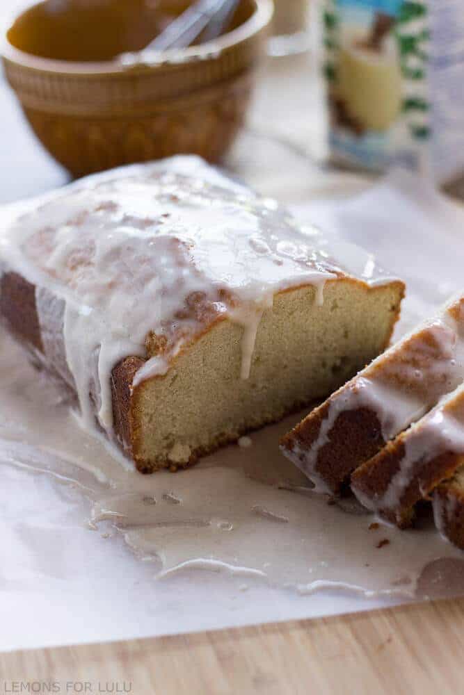 Eggnog Pound Cake - LemonsforLulu.com