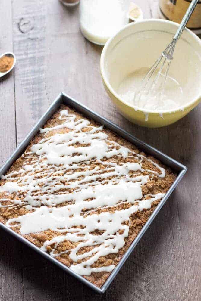 maple ginger coffee cake