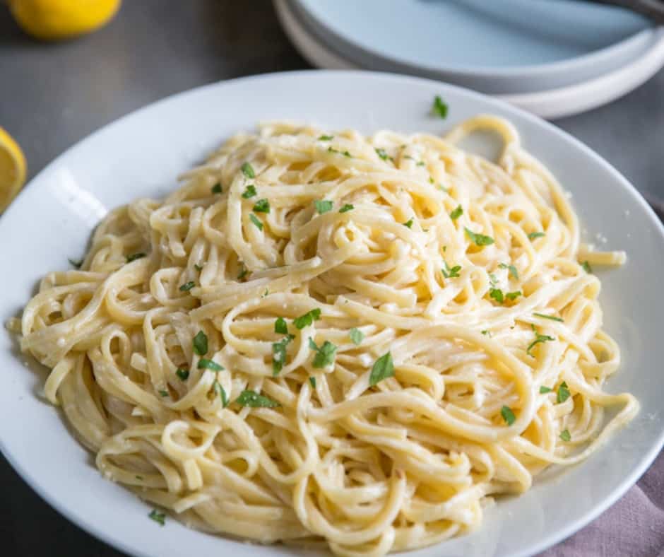 Creamy Lemon Pasta Recipe - LemonsForLulu.com