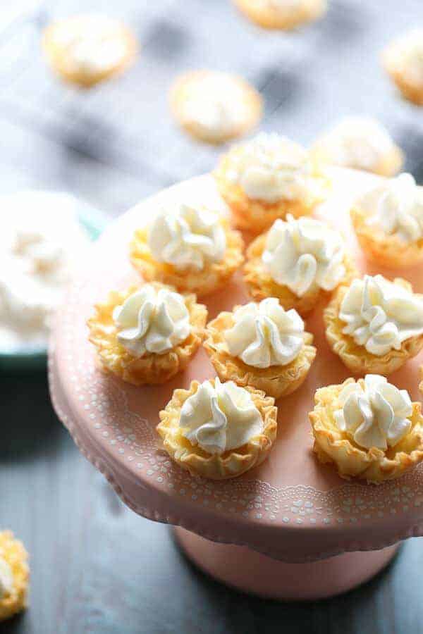 mini orange tarts