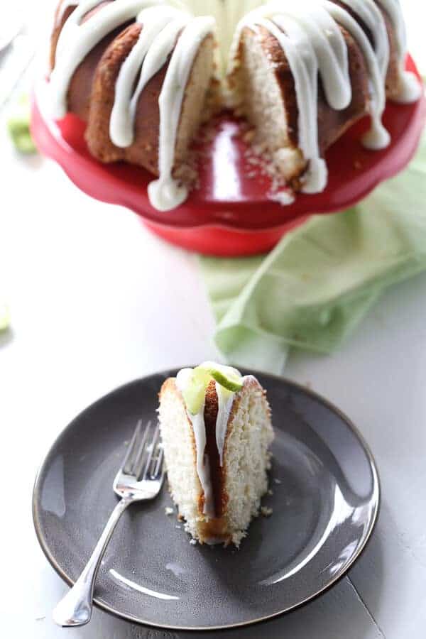 Tequila Key Lime Bundt Cake