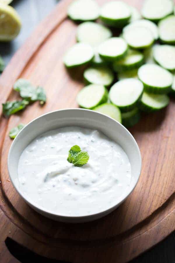Yogurt - Mint Cucumber Dip - LemonsforLulu.com