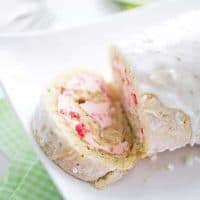 Vanilla cake roll wrapped around a sweet cherry filling and topped with a tart lime glaze! lemonsforlulu.com