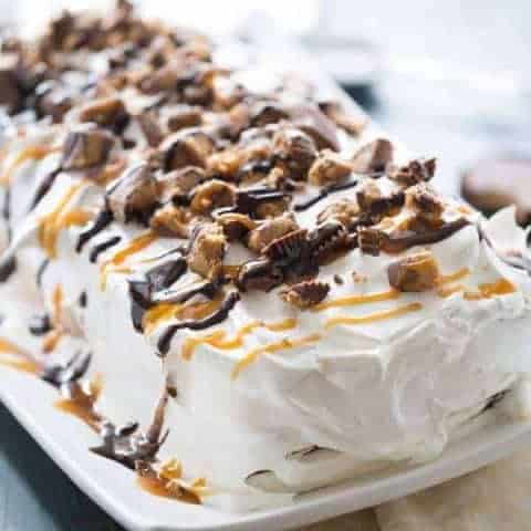 Reese's Ice Cream Cake