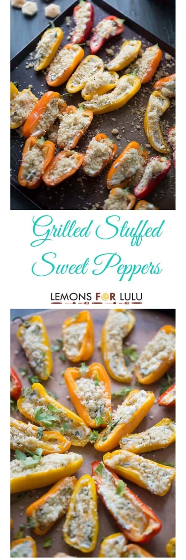 mini grilled stuffed peppers