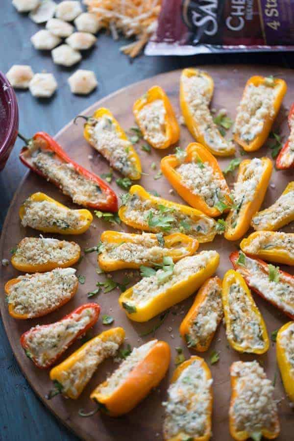Mini Grilled Stuffed Peppers