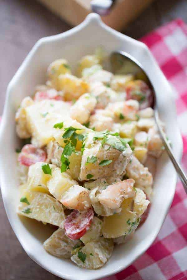 Grilled Po Boy Potato Salad {Lemons for Lulu}