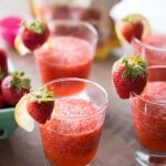 This strawberry rickey is fruity and cool; a refreshingly simple nonalcoholic drink for hot summer nights.