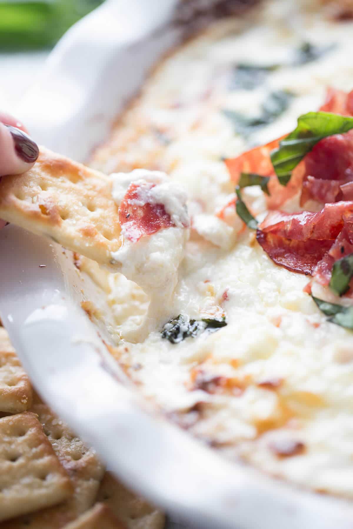 Recipe For Bruschetta Dip with Soppressata