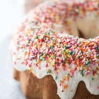 Easy sugar cookie flavored bundt cake is sure to be the star of the show wherever it goes! lemonsforlulu.com