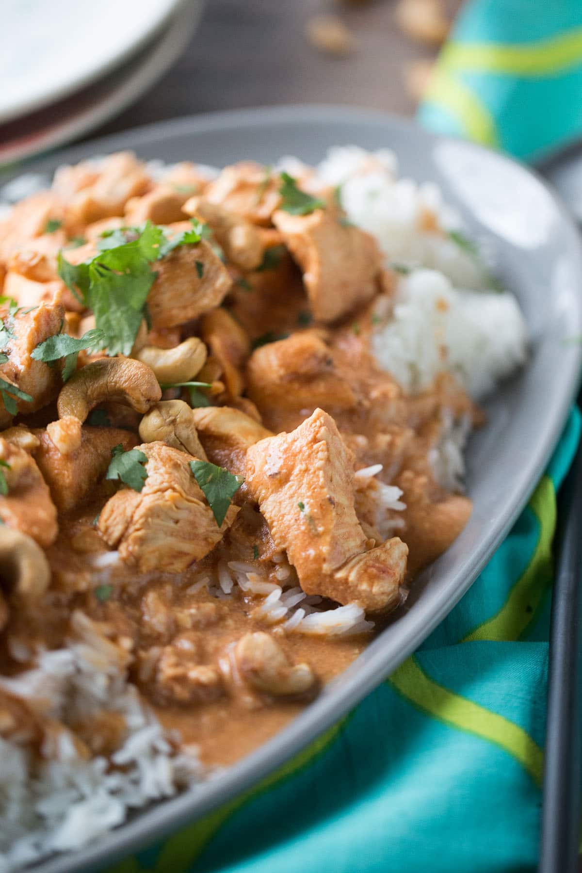 Easy Chicken Curry Recipe with Cashews - LemonsforLulu.com