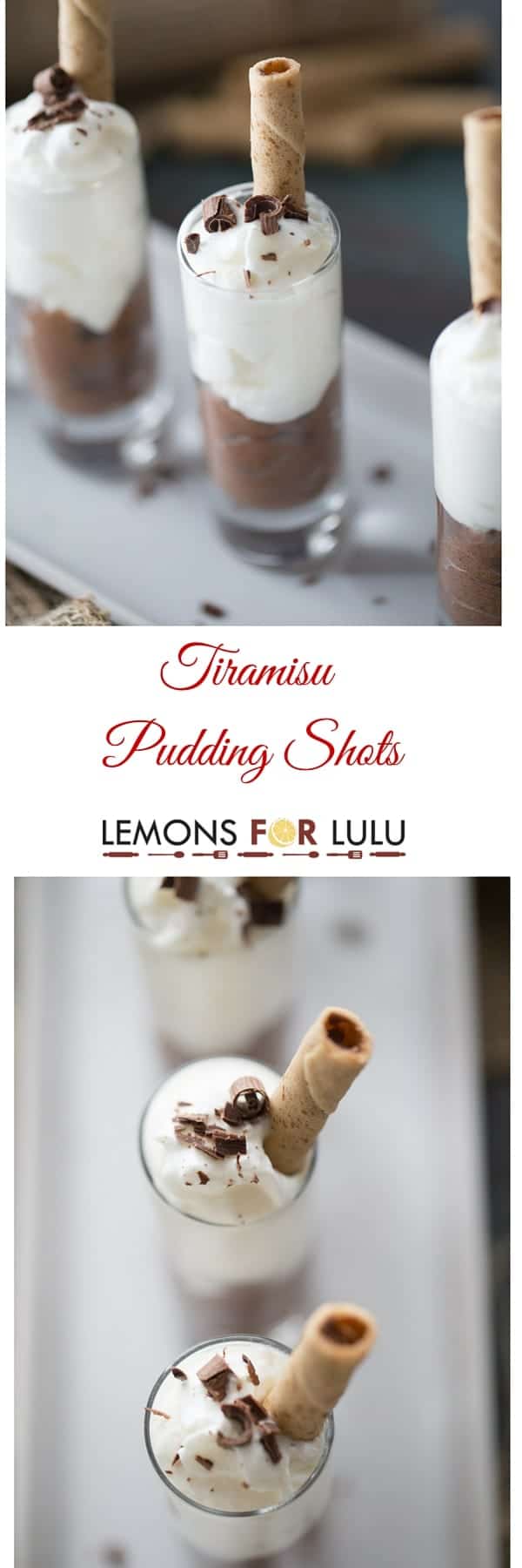 tiramisu pudding shots recipe