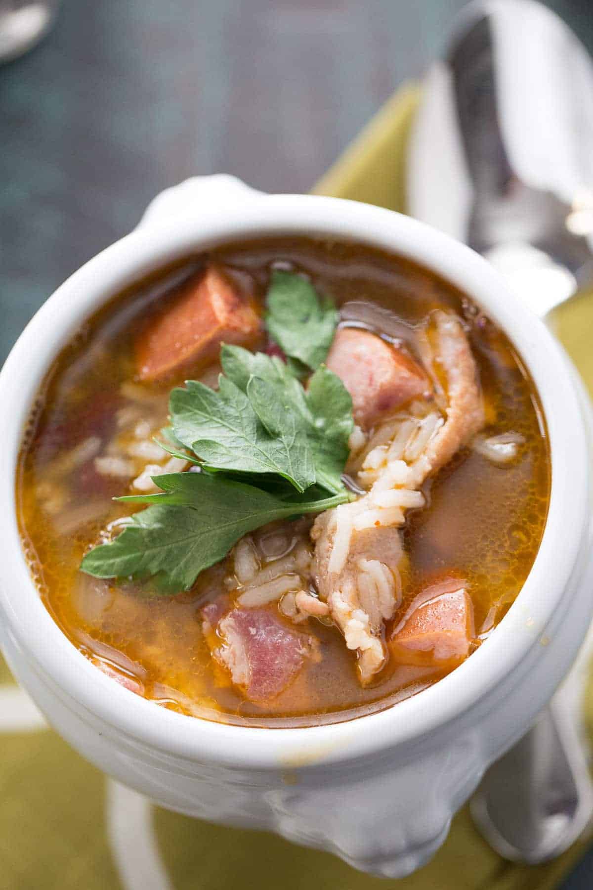Red Beans and Rice Soup {Lemons for Lulu}