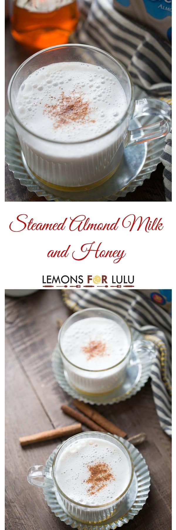 Steamed Almond Milk and Honey