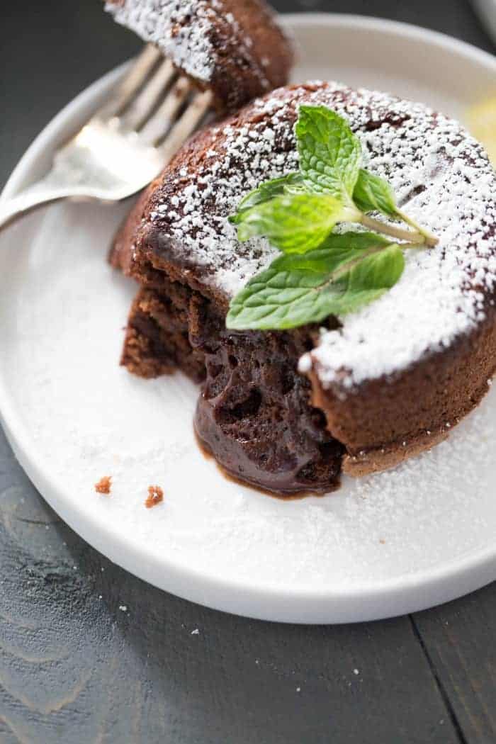 Limoncello Chocolate Lava Cake by Lemons for Lulu