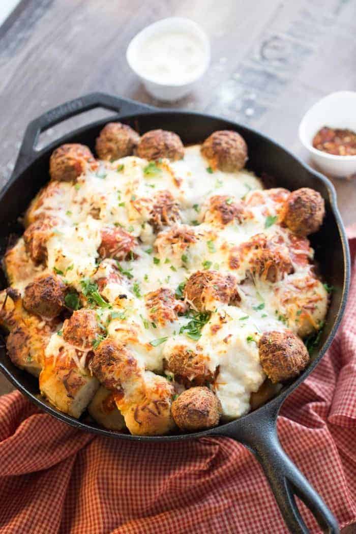 Easy Italian Meatball Bake - LemonsforLulu.com