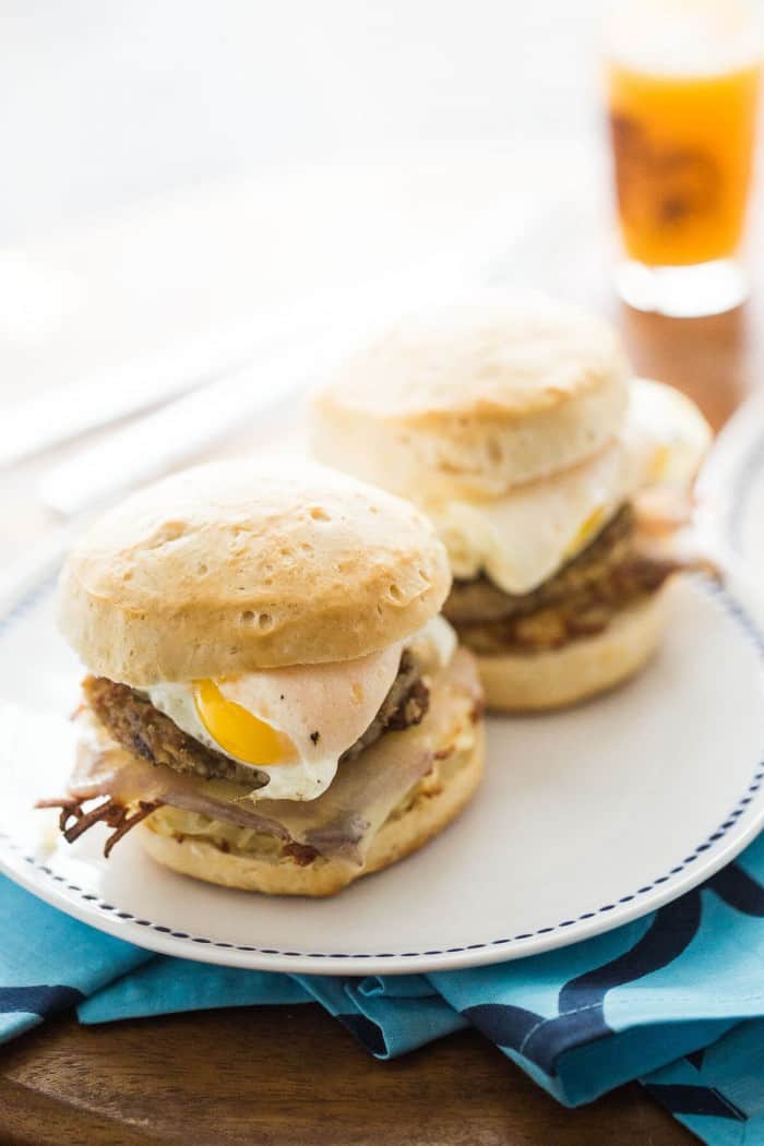 goetta breakfast sandwich