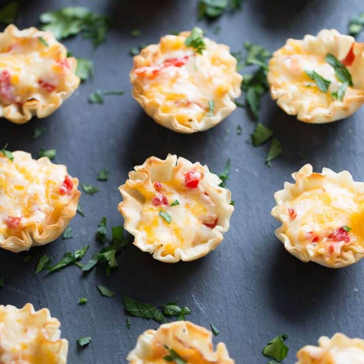 Pimento Cheese Fillo Cups