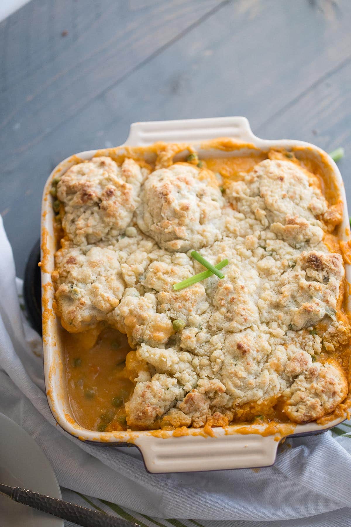 Buffalo Chicken Cobbler