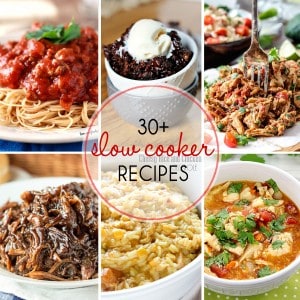 You are going to love these recipes! Over 30 slow cooker recipes right here. Our lives are busy, we need to get help with any easy recipe we can find!