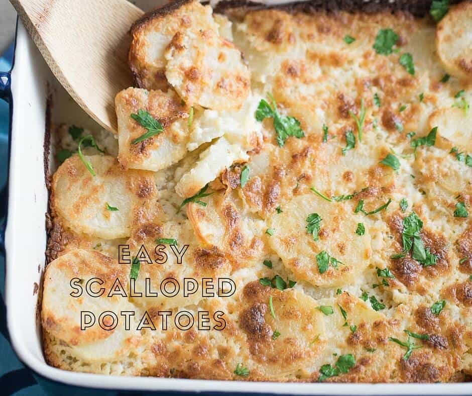 Easy Scalloped Potatoes with Boursin Cheese