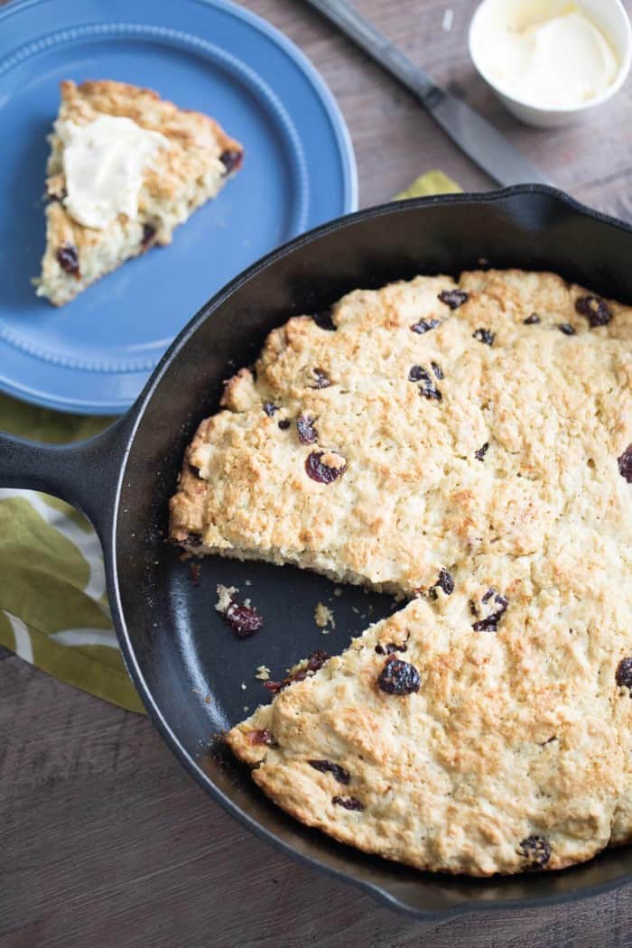 skillet maple irish soda bread