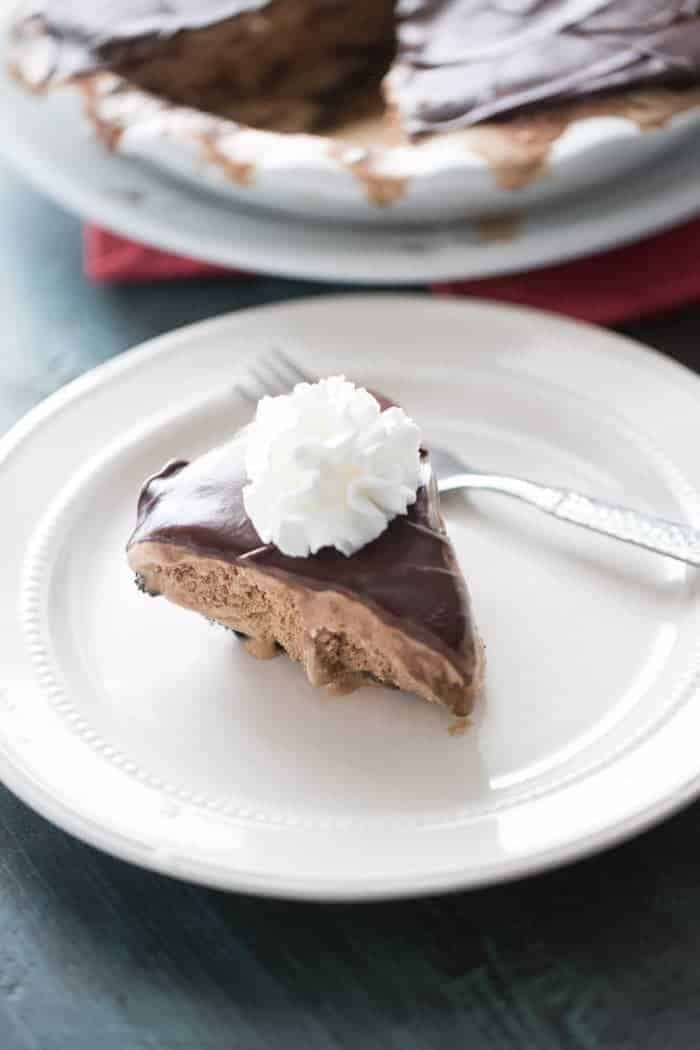 mocha coffee ice cream pie