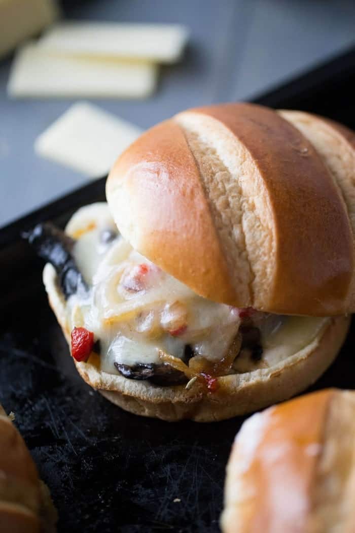 portobello veggie sandwich