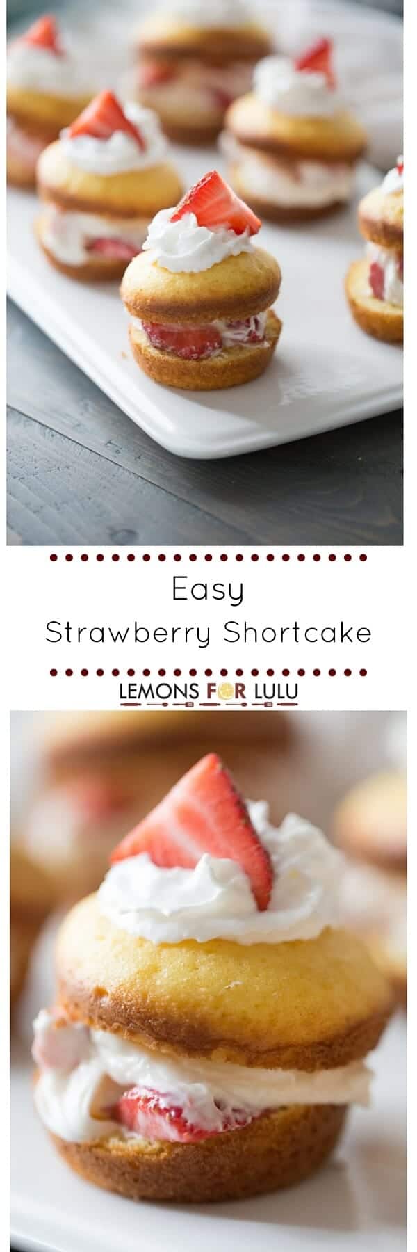 Need any easy dessert recipe for entertaiining? This strawberry shortcake recipe is for you! Pantry staples makes creating this dessert and breeze. It’s guarantee to be a crowd pleaser!