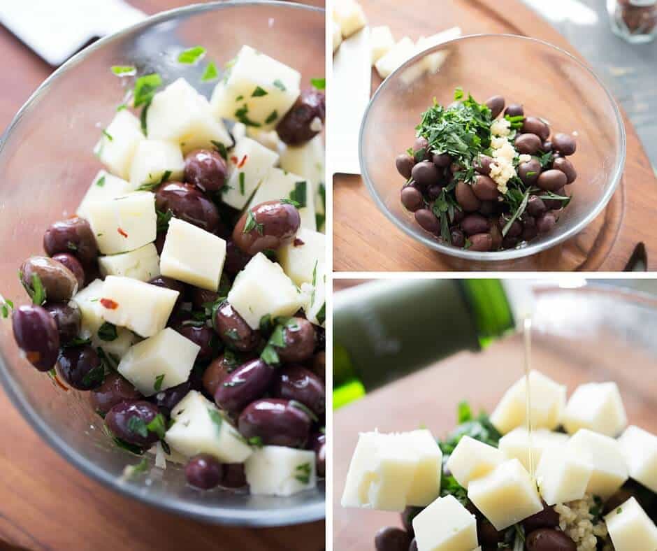 Manchego Cheese in Marinated Olives