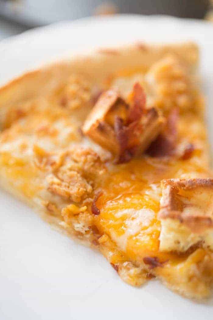 chicken and waffles pizza recipe