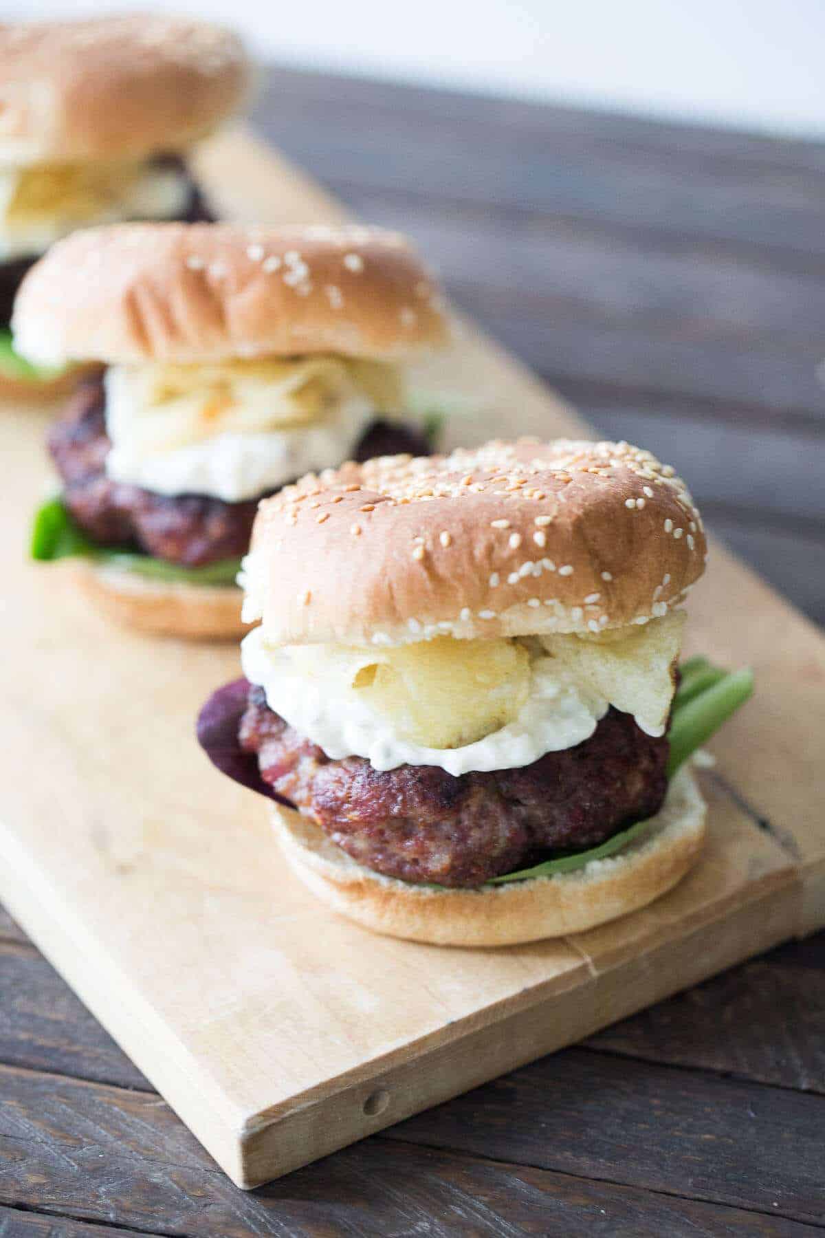 Black and Blue Cajun Burgers {Lemons for Lulu}