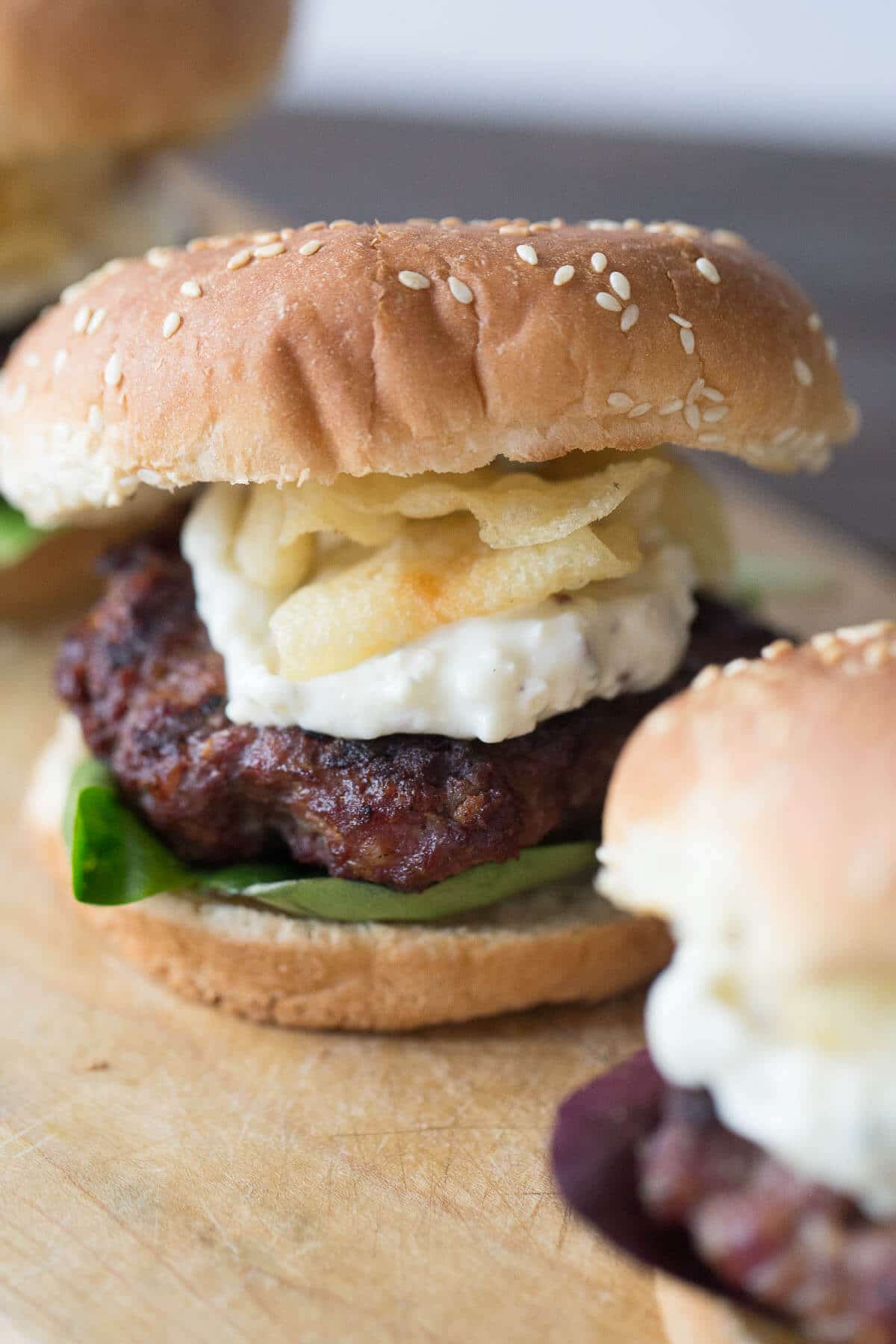 Black and Blue Cajun Burger