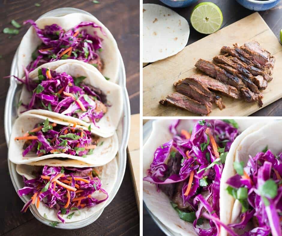 Fusion Grilled Steak Tacos