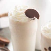Moose tracks ice cream is the inspiration behind this rich and creamy milkshake. Vanilla ice cream, peanut butter, chocolate and peanut butter cups make this frosty treat taste out of this world!