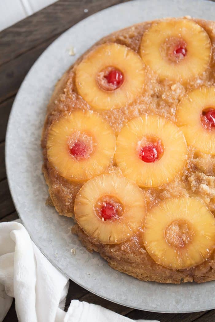 pina colada upside down cake
