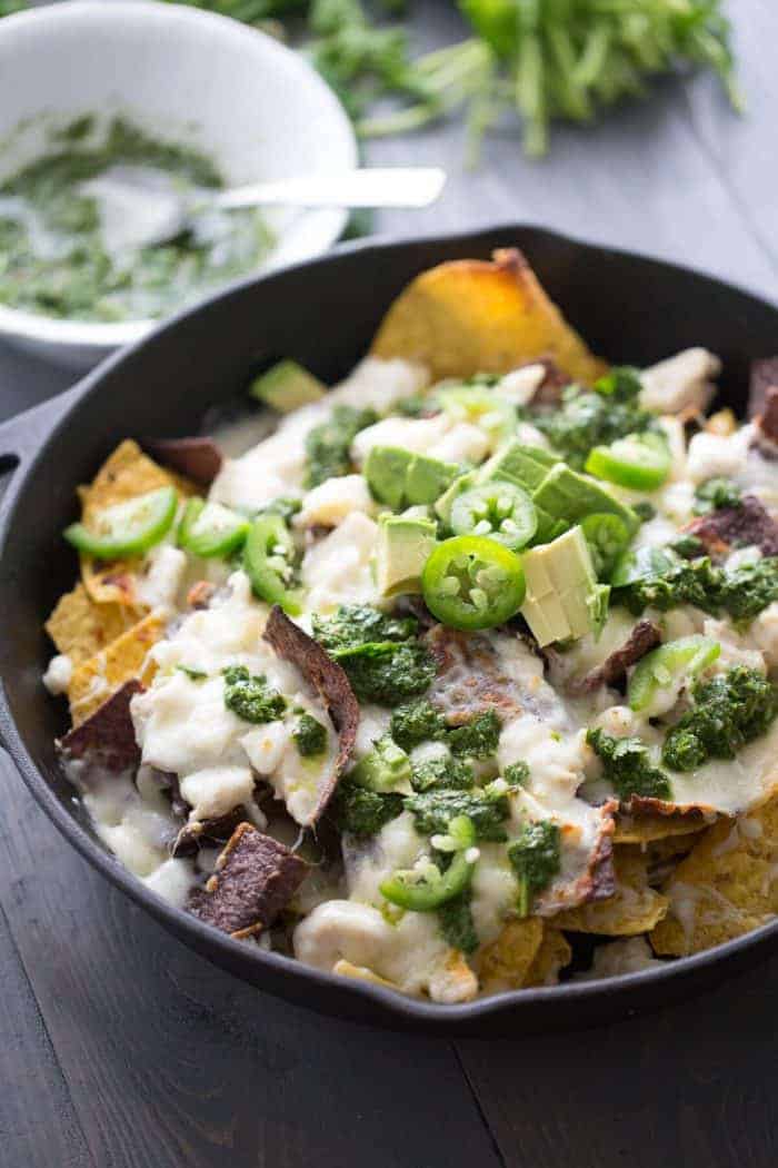 loaded nachos {brazilian style}