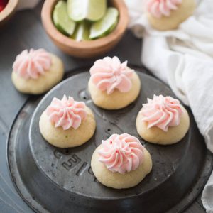 Lime cookies are soft and tender. These sugar cookies are a little tart, a little sweet and very delicious!