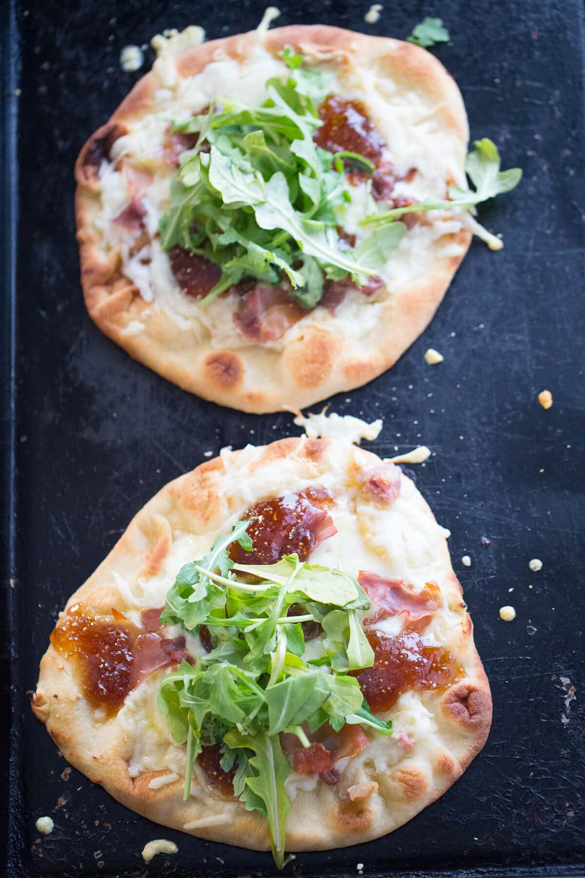 Fig and Prosciutto Naan Pizza