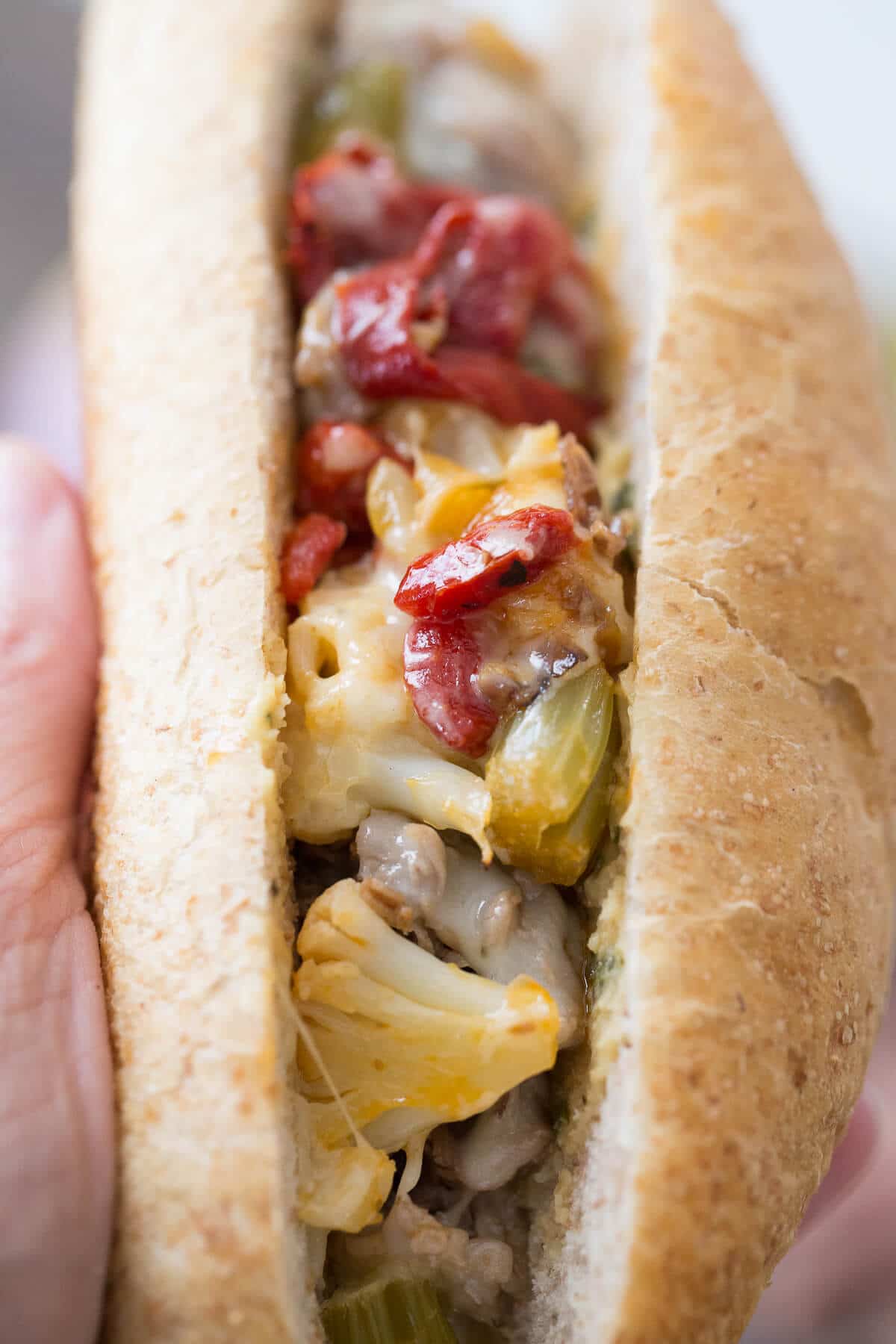 Italian Cheesesteak Sandwich