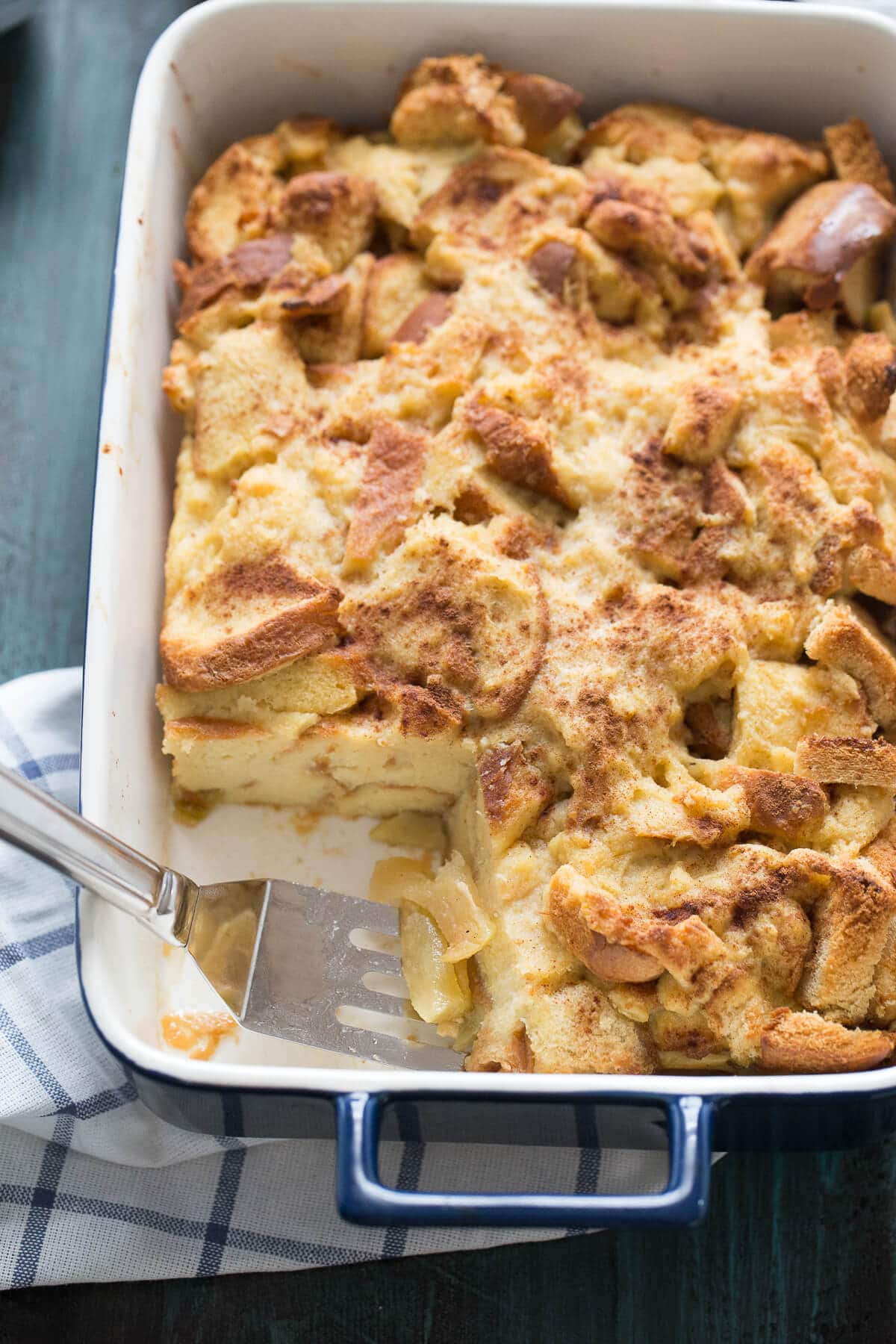 Apples Foster Bread Pudding Recipe - LemonsforLulu.com