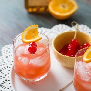 This bourbon daisy is tangy with a hint of sweetness. You need this for your next happy hour!