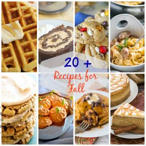 Over 20 of the best recipes for fall!