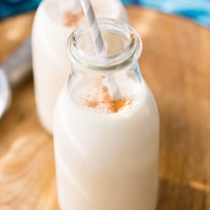 Pumpkin pie in shake form! Don’t forget the booze!