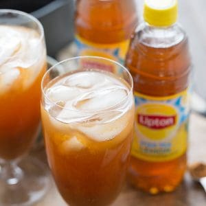 Pumpkin spice makes one delicious ice tea, it’s not just for hot beverages!