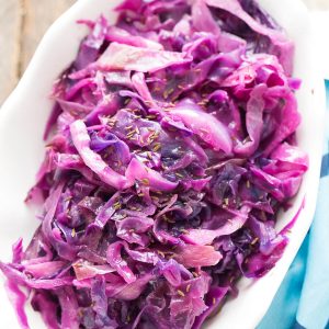 This tangy sweet red caggabe is a family favorite! It pairs well with anything!