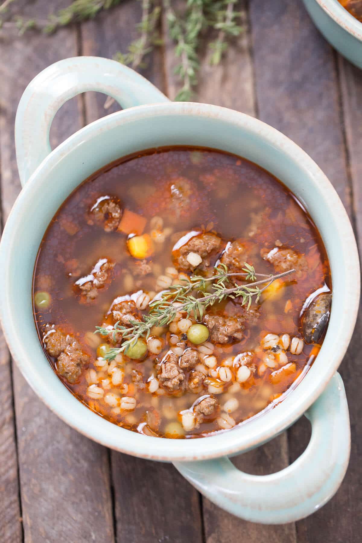 Slow Cooker Beef and Barley Soup Recipe